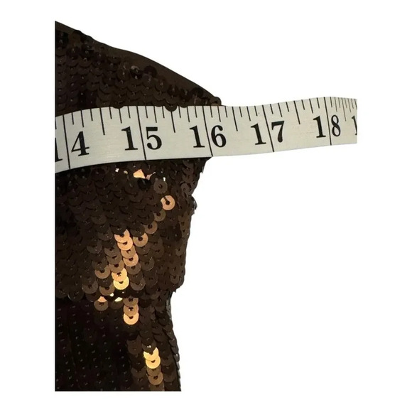 NEW Madewell Women’s Size 0 Hot Cocoa Sequin Slip Mini Dress NWT‎ Soldout Style! - Picture 6 of 8